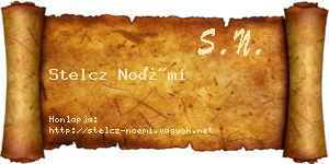 Stelcz Noémi névjegykártya